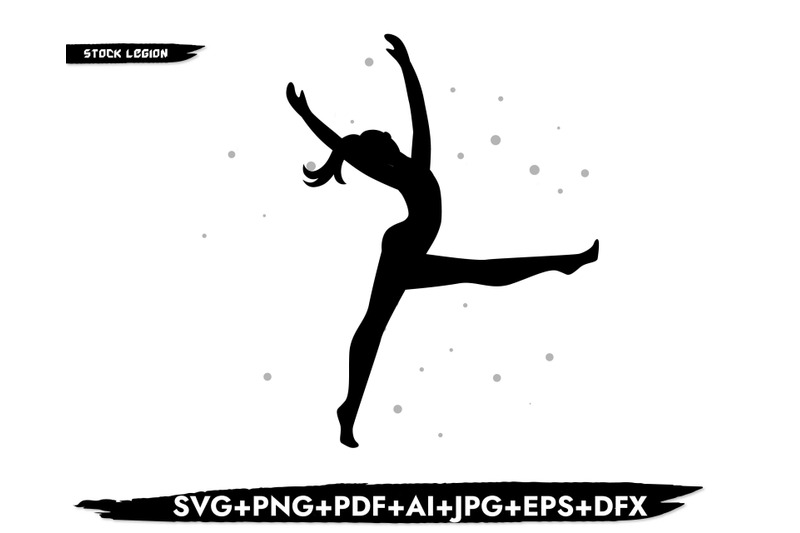 gymnast-dancing-svg