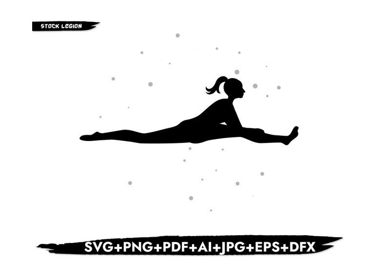 gymnastics-pose-split-svg