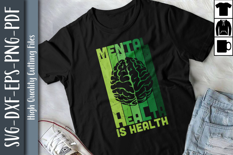 mental-health-is-health-awareness-green