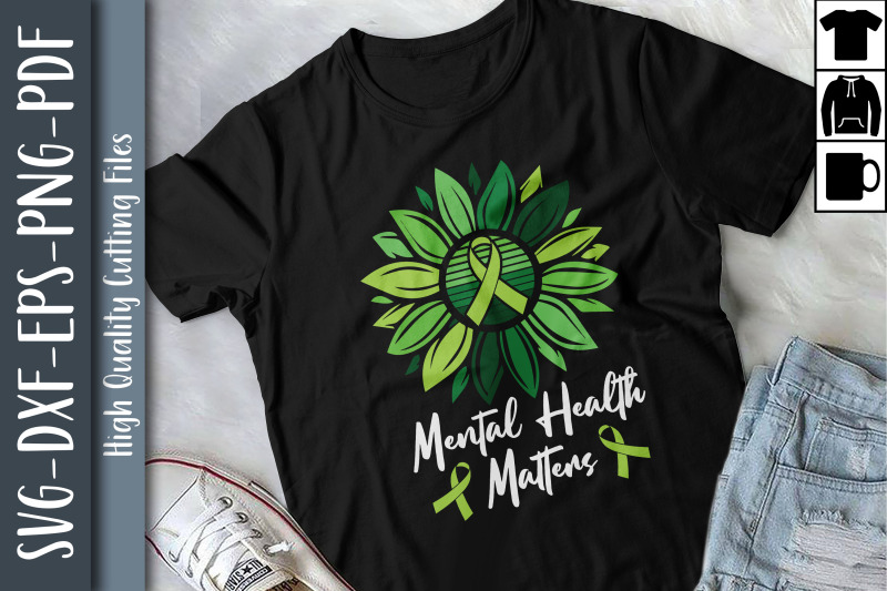 sunflower-mental-health-matters-ribbon