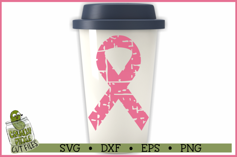 breast-cancer-ribbon-distressed-svg-file