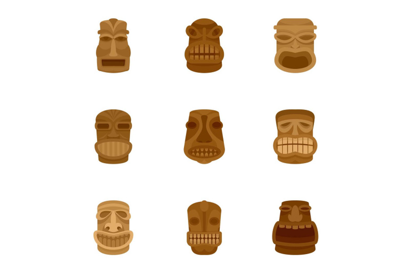 tiki-icon-set-flat-style