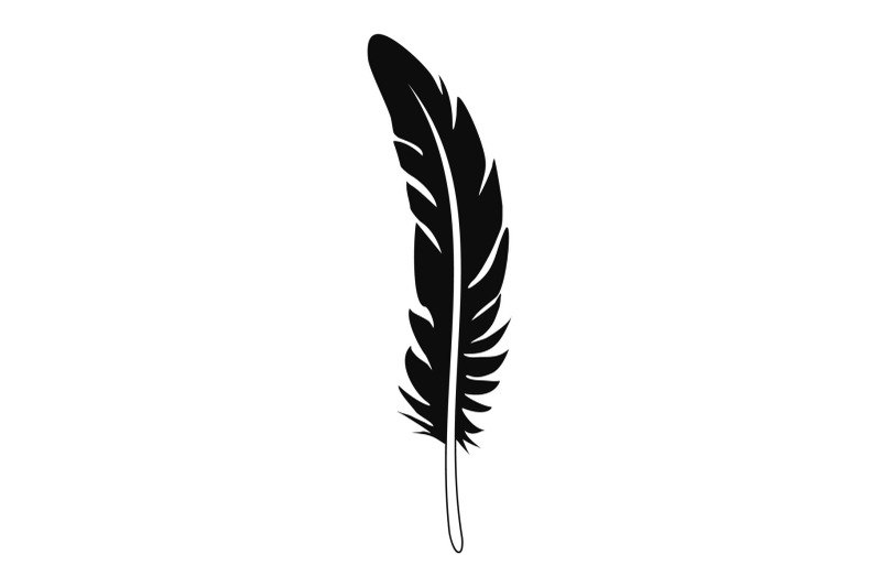 plume-feather-icon-simple-style