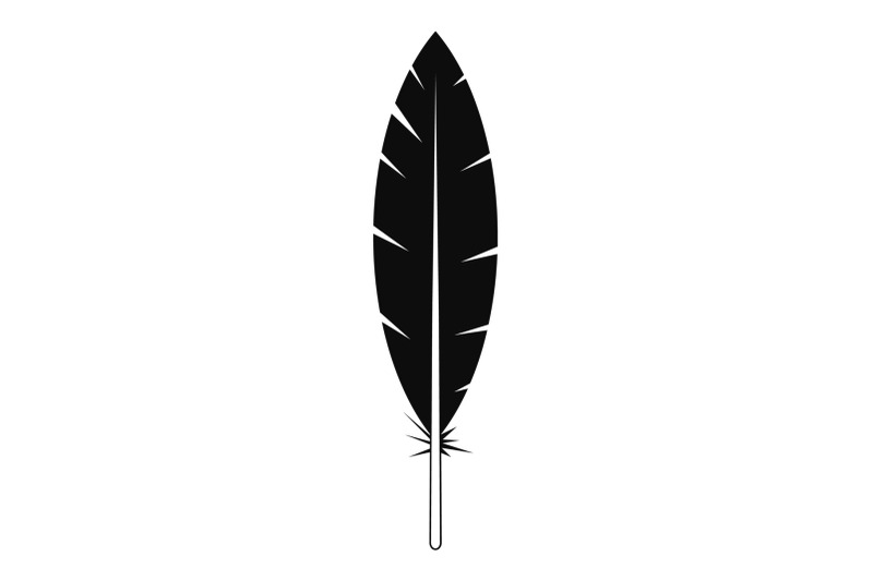 indian-feather-icon-simple-style