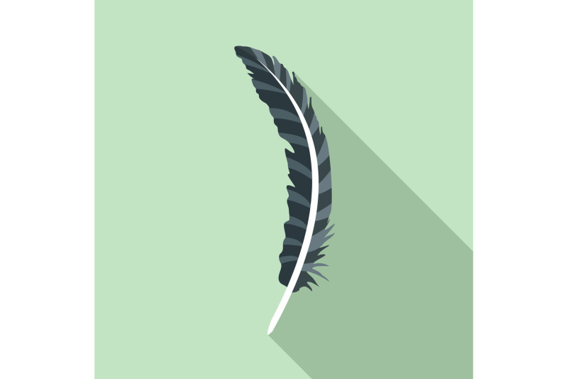 fashion-feather-icon-flat-style