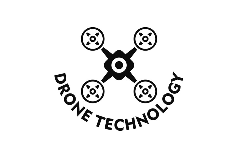 drone-technology-logo-simple-style
