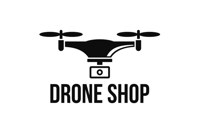 drone-shop-logo-simple-style