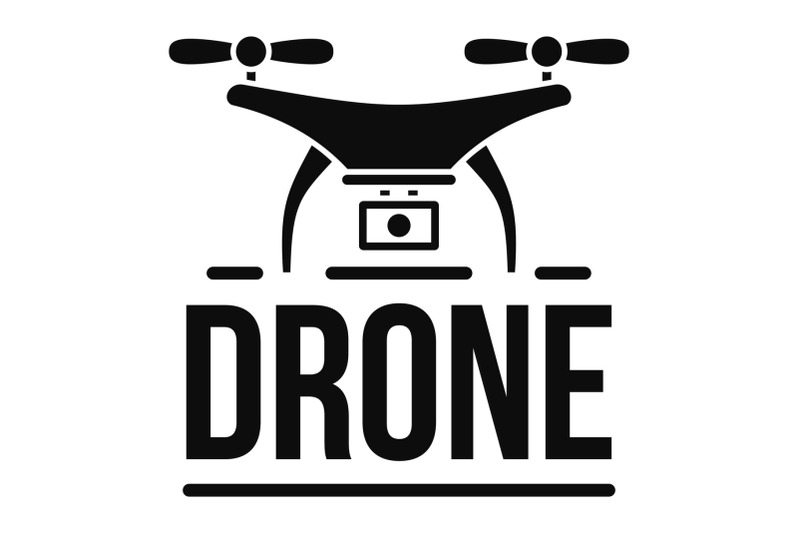 camera-drone-logo-simple-style