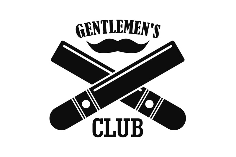 gentlemen-club-logo-simple-style