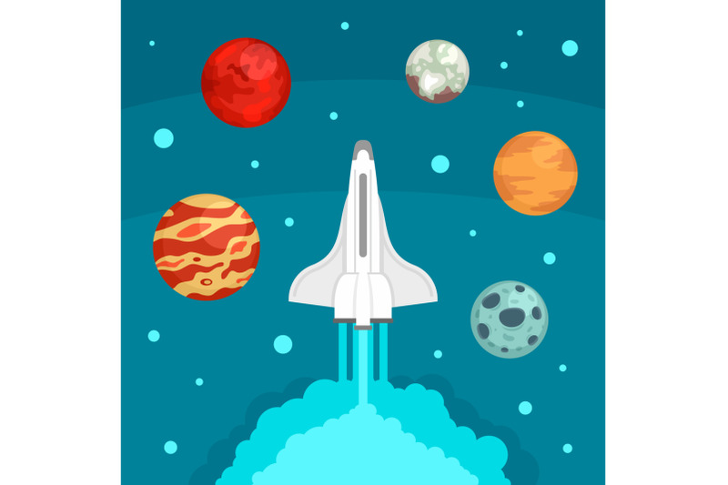 fly-space-ship-concept-background-flat-style