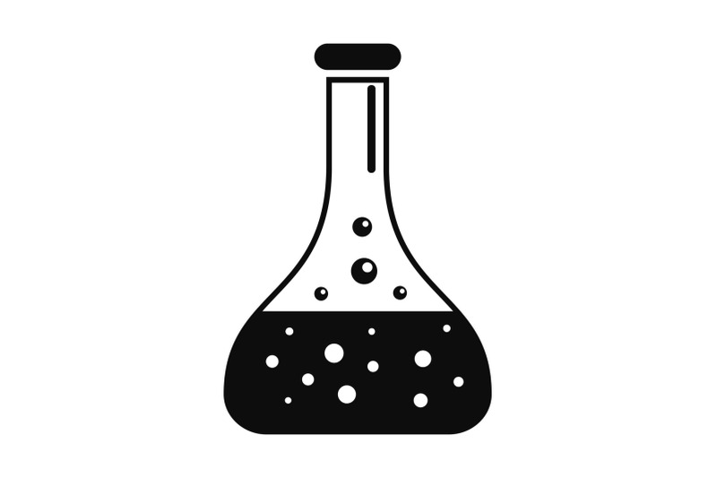 chemical-flask-icon-simple-style