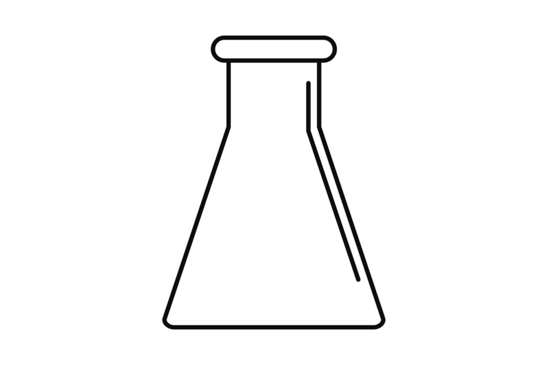 glass-flask-icon-outline-style