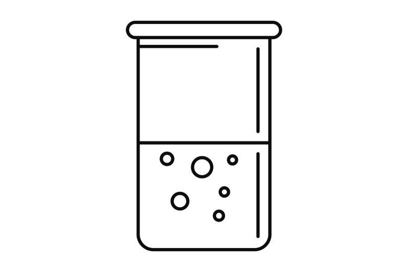 chemical-pot-icon-outline-style