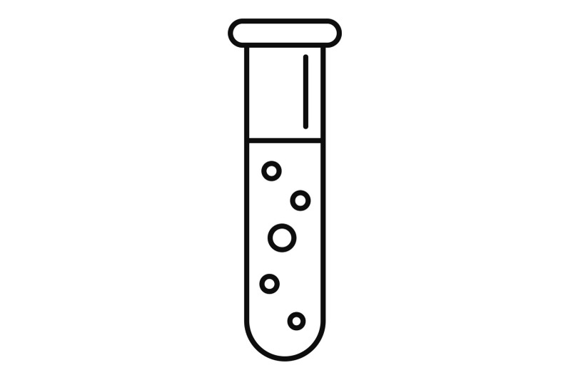 test-tube-icon-outline-style