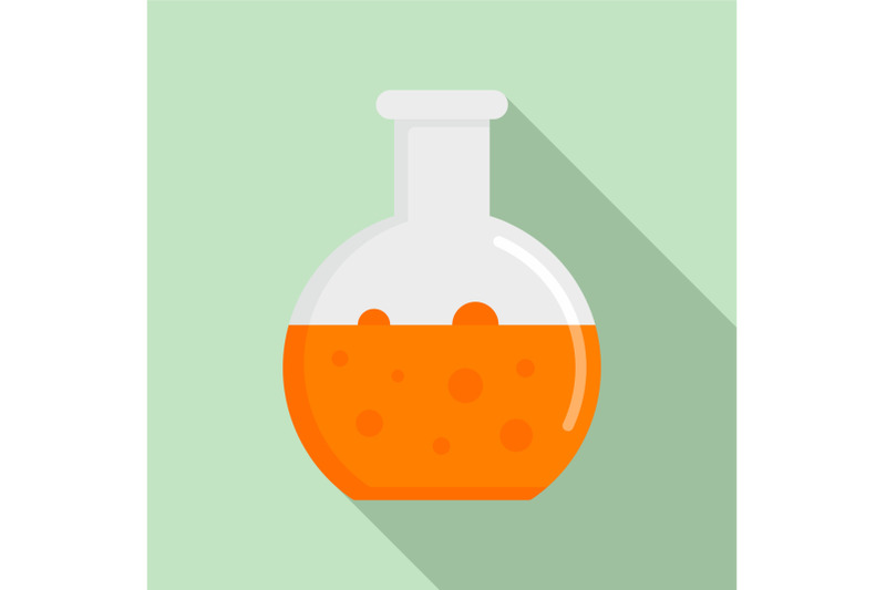 chemical-round-flask-icon-flat-style