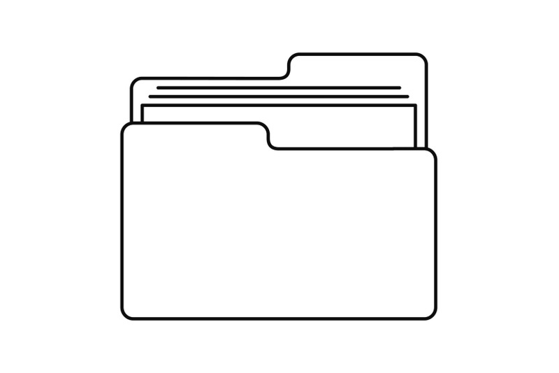 file-folder-icon-outline-style