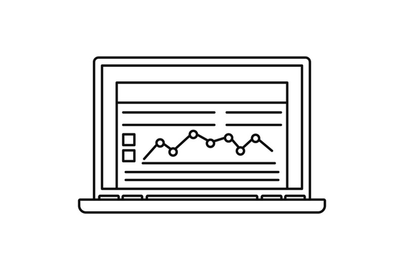 laptop-finance-icon-outline-style