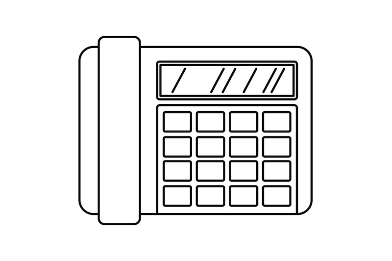 fax-telephone-icon-outline-style