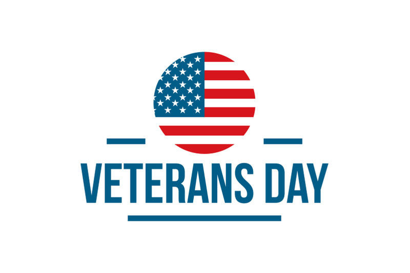 us-veterans-day-logo-flat-style