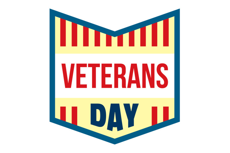 veterans-day-logo-flat-style