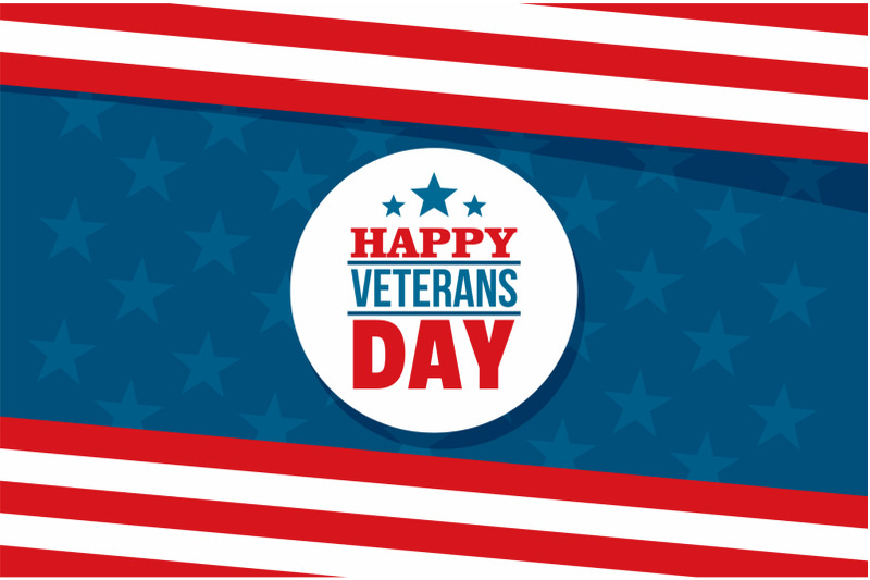 happy-veterans-day-concept-background-flat-style