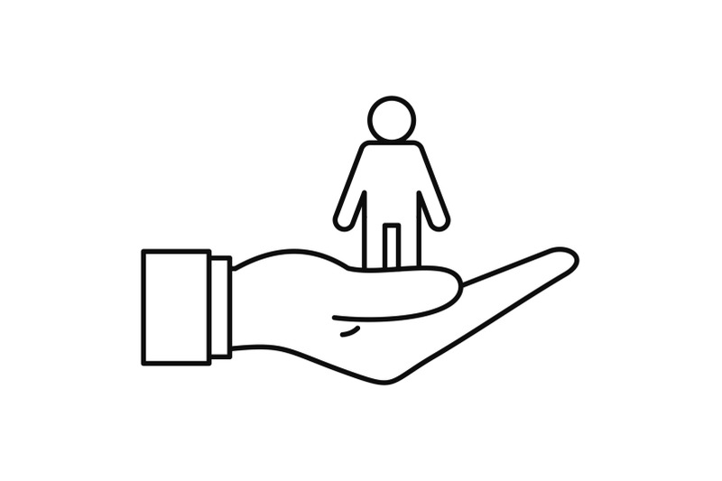 client-retention-icon-outline-style
