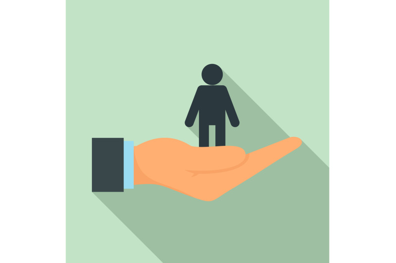 client-retention-icon-flat-style