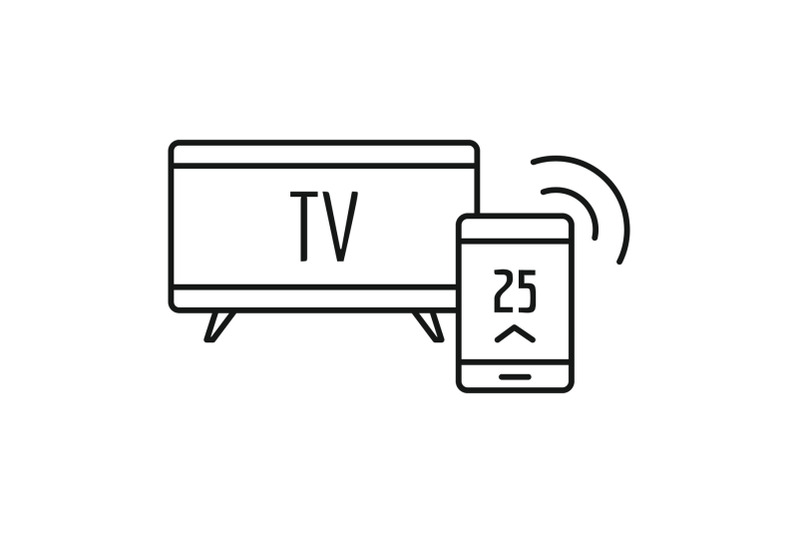 smart-tv-icon-outline-style