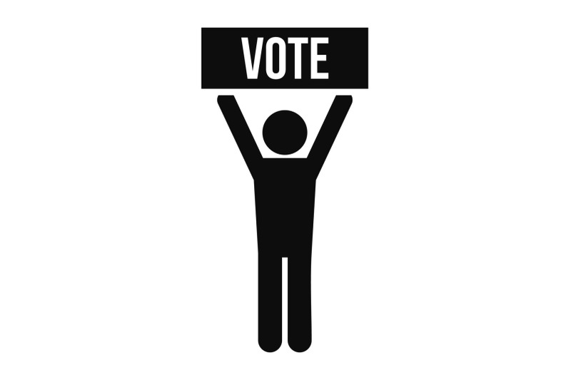vote-candidate-icon-simple-style