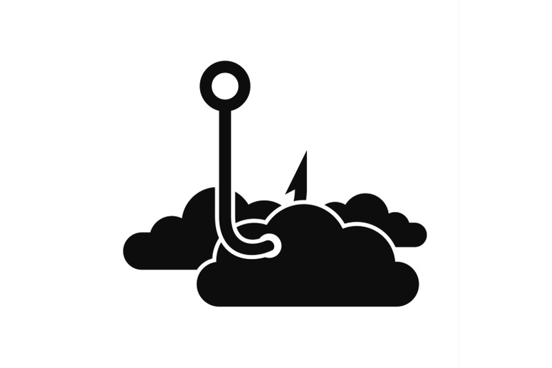 phishing-cloud-data-icon-simple-style