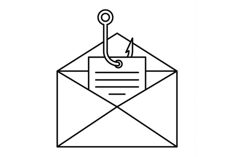 phishing-personal-mail-icon-outline-style