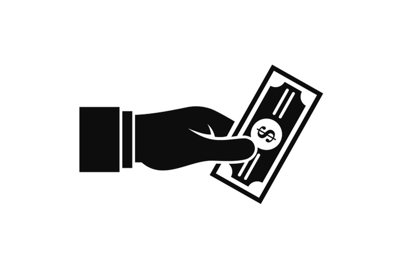 bribery-give-money-icon-simple-style