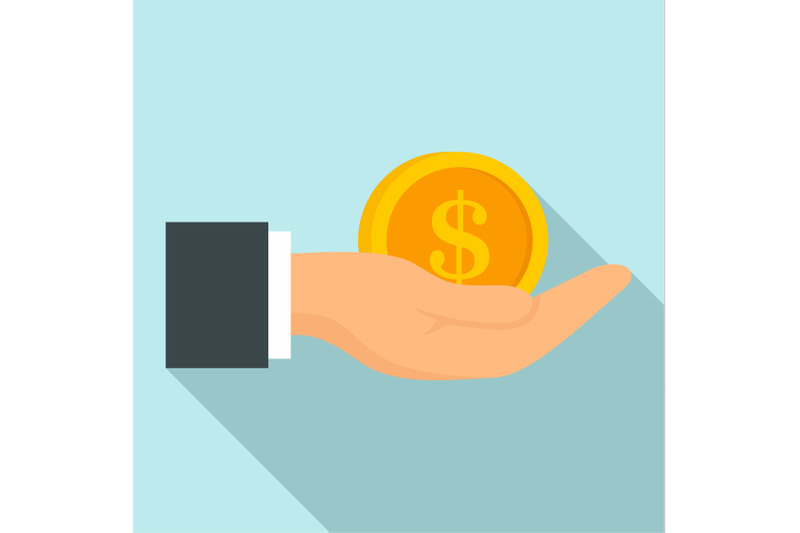 bribery-money-coin-icon-flat-style