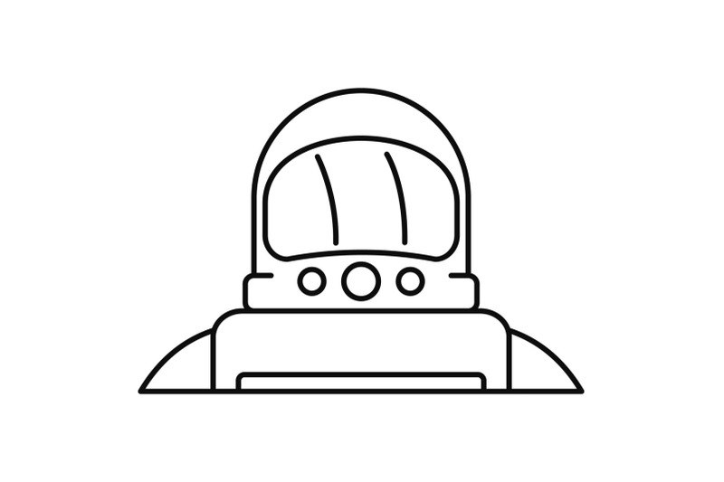 astronaut-icon-outline-style