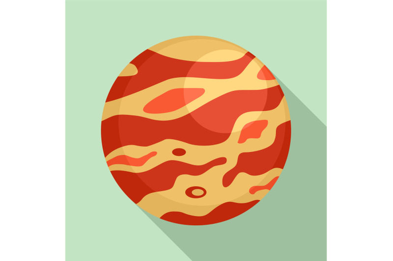 venus-planet-icon-flat-style