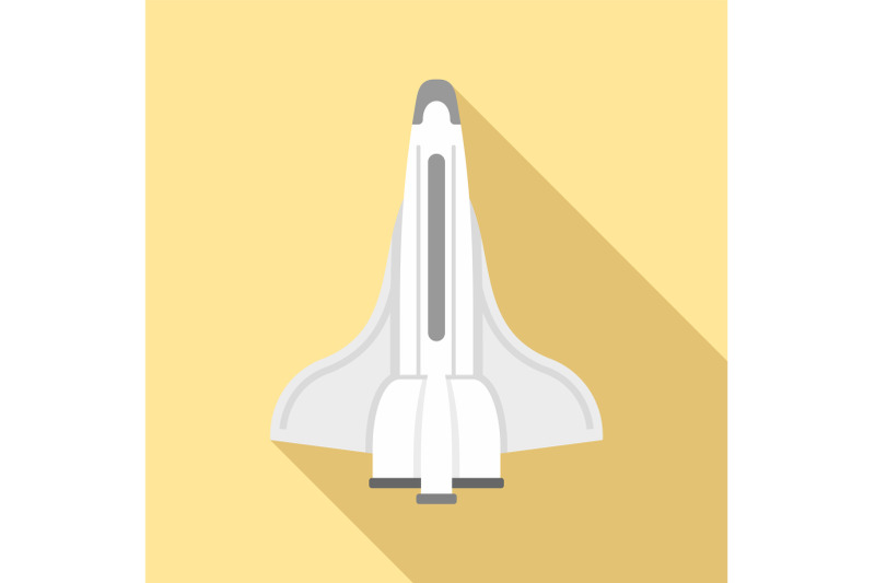 spaceship-icon-flat-style