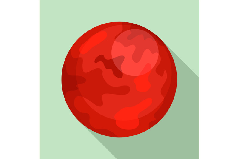 mars-planet-icon-flat-style