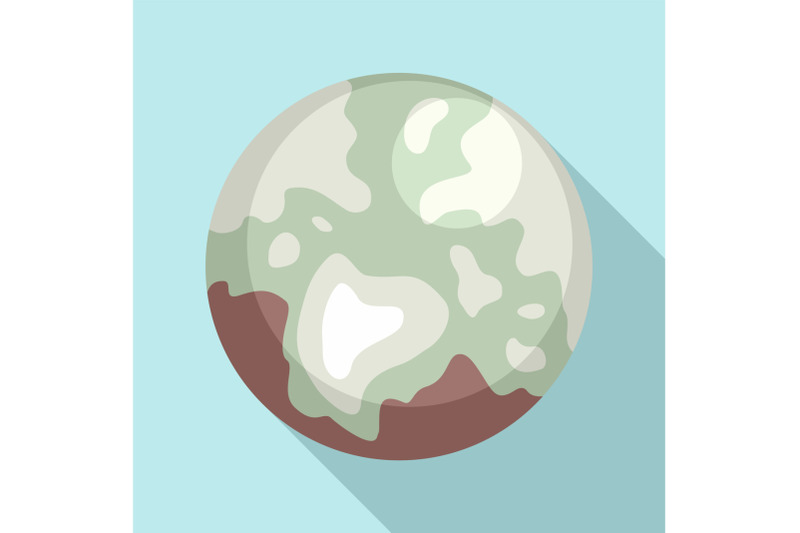 pluto-planet-icon-flat-style