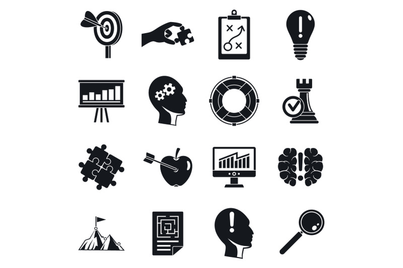 decision-icon-set-simple-style
