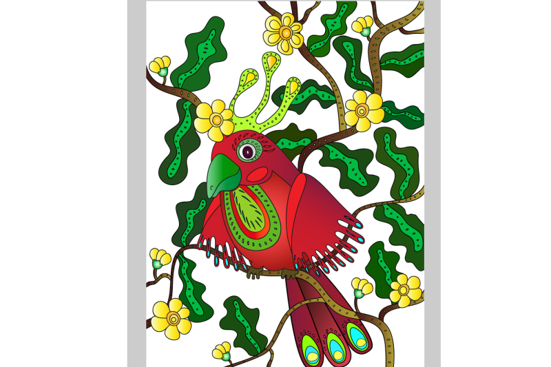 an-image-of-a-red-parrot-sitting-on-a-tree-eps-10-png-on-a-transparent-background-a-jpeg-of-excellent-quality