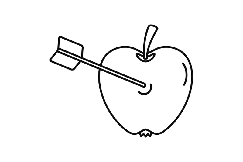 business-target-icon-outline-style