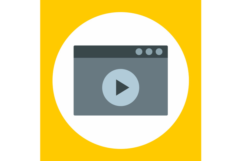 video-file-icon-flat-style