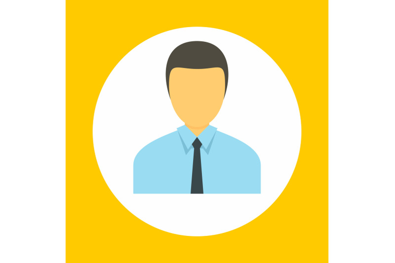 company-manager-icon-flat-style
