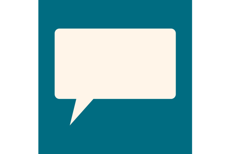 speech-bubble-icon-flat-style