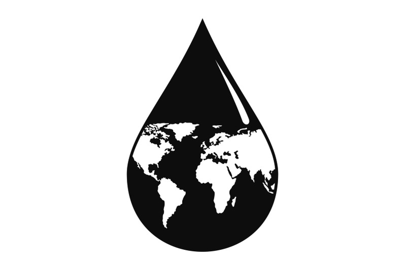 earth-water-drop-icon-simple-style