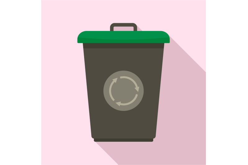 recycling-bin-icon-flat-style