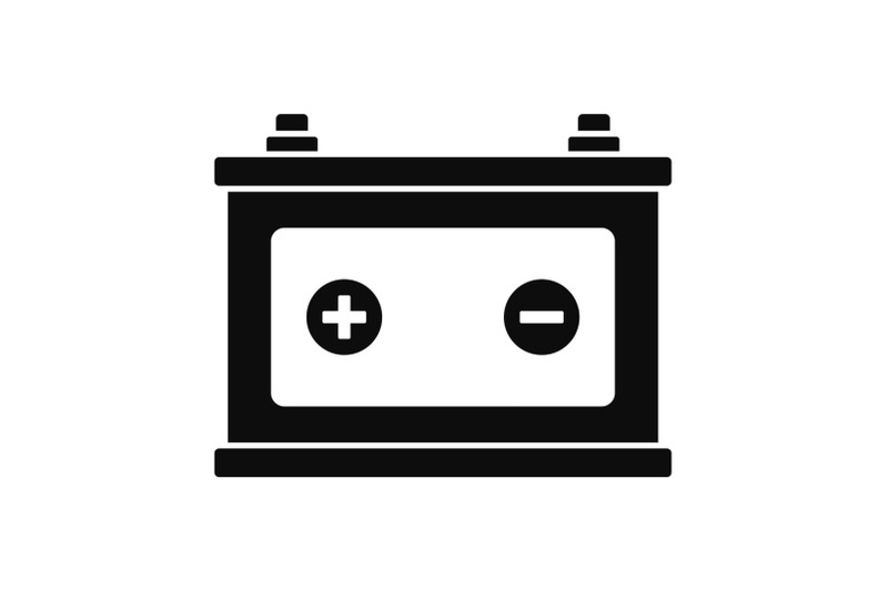 car-battery-icon-simple-style