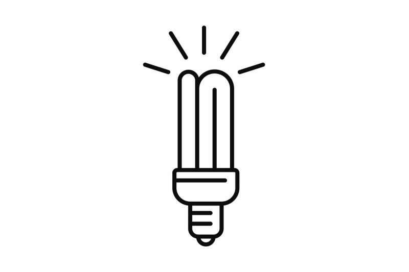 save-energy-bulb-icon-outline-style