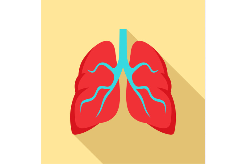 tuberculosis-lungs-icon-flat-style