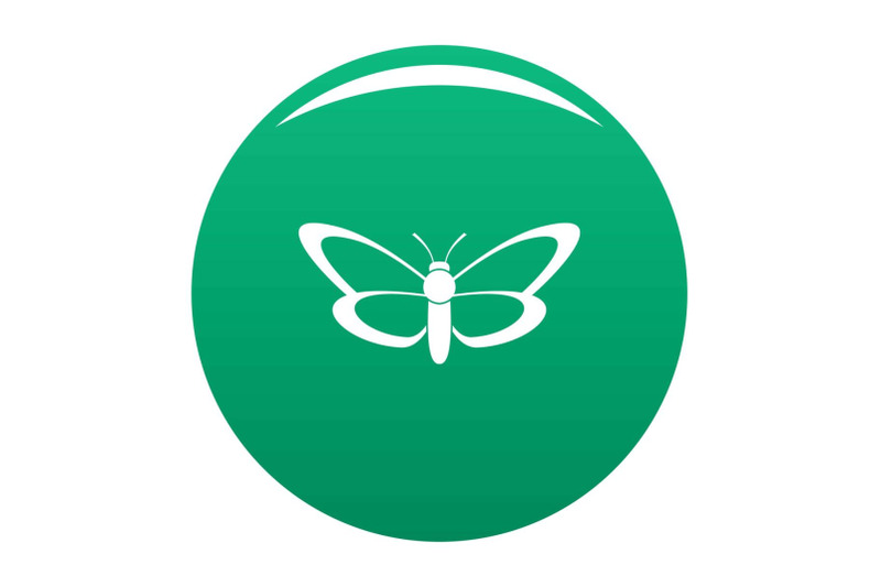 nice-butterfly-icon-vector-green
